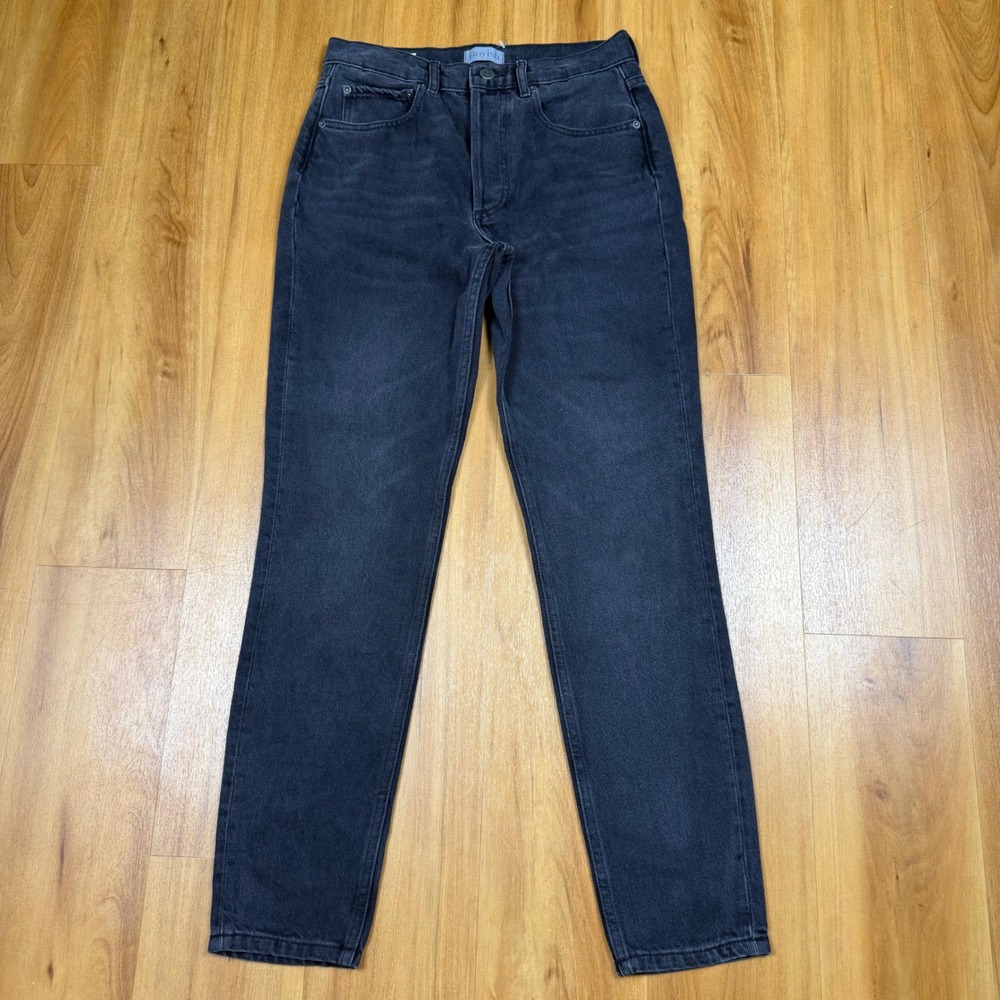 Boyish The Billy High Rise Skinny‎ Jeans Space Odyssey Faded Black Size 26